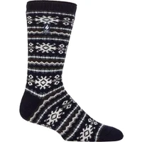 Mens 1 Pair SOCKSHOP Heat Holders Nordic Soul Warming Thermal Socks Nordic Navy 6-11