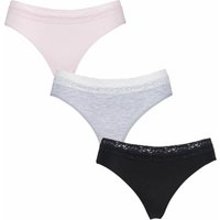 3 Pair Grey Pink Bamboo Briefs 16