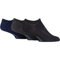 3 Pair PermaCool Evaporation Cooling Trainer Socks Navy Charcoal 12 14