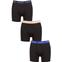 3 Pack Cotton Stretch Longer Leg Trunks Shoreline Clem Travertine S