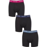 3 Pack Cotton Stretch Longer Leg Trunks Plumberry Chino Riverbed Extra Small