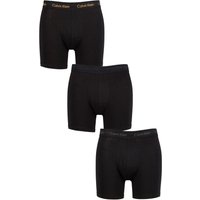 3 Pack Cotton Stretch Longer Leg Trunks Blue Shadow