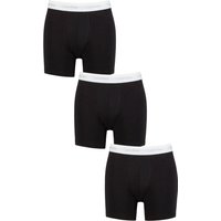 3 Pack Cotton Stretch Longer Leg Trunks Grey XXXXL