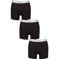 3 Pack Cotton Stretch Longer Leg Trunks Blacks Blacks Blacks