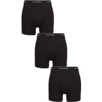 3 Pack 100% Cotton Classic Fit Boxer Briefs