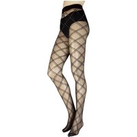1 Pair Phuket Lurex Sparkle Diamond Check Tights Maxi