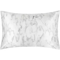 Cocoonzzz Luxury 100% Mulberry Silk Pillowcase Marble Grey 51cm x 76cm