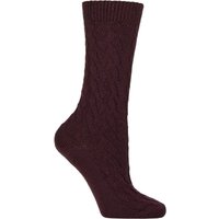 1 Pair Kate Cable Knit Merino Wool Socks 4 7