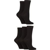 5 Pair Plain Patterned Striped Bamboo Socks Plain 4 8