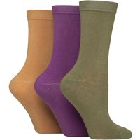 3 Pair Patterned Plain Striped Bamboo Socks Plain Wild Terrain 4 8