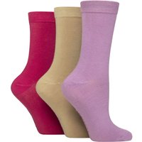 3 Pair Patterned Plain Striped Bamboo Socks Plain Muse 4 8