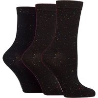3 Pair Speckled Bamboo Socks 4 8