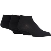3 Pair Bamboo Trainer Socks Smooth Toe Seams 6 11