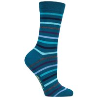 1 Pair Is Striped Burst Bamboo Socks Smooth Toe Seams 4 8