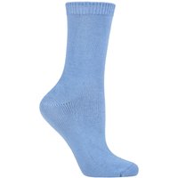 1 Pair Burst Leisure Weight Bamboo Socks Light Blue 4 8