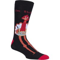 SOCKSHOP 1 Pair Bamboo Fun & Novelty Socks Turkey Dinner 4 8
