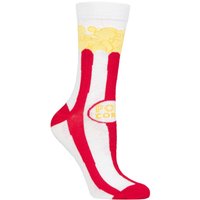 SOCKSHOP 1 Pair Bamboo Fun & Novelty Socks Popcorn 7 11