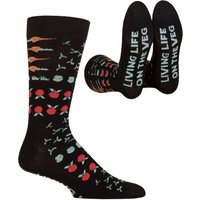 SOCKSHOP 1 Pair Bamboo Fun & Novelty Socks Living On Veg 12 14