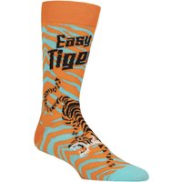 SOCKSHOP 1 Pair Bamboo Fun & Novelty Socks Easy Tiger 7 11
