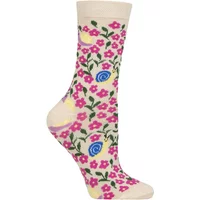 1 Pair Lazy Panda Bamboo Fun & Novelty Socks Snail Garden 4 8