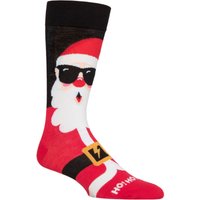 SOCKSHOP 1 Pair Bamboo Fun & Novelty Socks Ho Ho Yo Santa 4 8