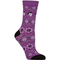 SOCKSHOP 1 Pair Bamboo Fun & Novelty Socks Skulls 4 8