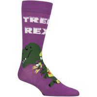 SOCKSHOP 1 Pair Bamboo Fun & Novelty Socks Tree Rex 7 11