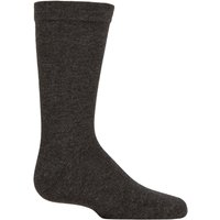 1 Pair Plain Bamboo Socks Comfort Cuff Smooth Toe Seams 9 12
