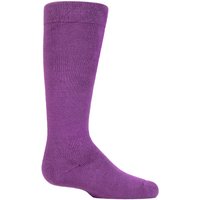 1 Pair Plain Wellington Boot Full Cushion Bamboo Socks Comfort Cuff Smooth Toe Seams 9 12