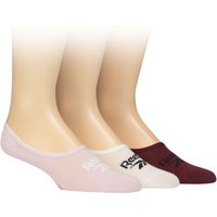 3 Pair Essentials Cotton Ped Socks Sand Burgundy 2.5 3.5 UK