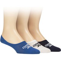 3 Pair Essentials Cotton Ped Socks Blue Navy 2.5 3.5 UK