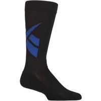 1 Pair Technical Recycled Crew Technical Fitness Socks Arch Support Blue 4.5 6 UK