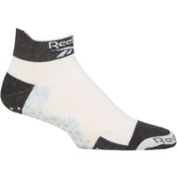 1 Pair Technical Cotton Ankle Technical Yoga Socks White 4.5 6 UK