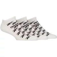 Mens and Women's 3 Pair Reebok Essentials Cotton Trainer Socks White 4.5-6 UK