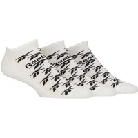 Mens and Women's 3 Pair Reebok Essentials Cotton Trainer Socks White 6.5-8 UK