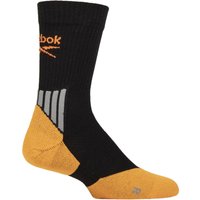 1 Pair Technical Recycled Crew Technical Tennis Socks Orange 6.5 8 UK