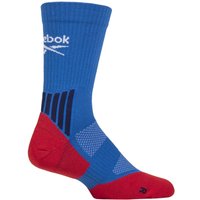 1 Pair Technical Recycled Crew Technical Tennis Socks Red 2.5 3.5 UK
