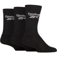 3 Pair Core Ribbed Cotton Crew Socks 2.5 3.5 UK