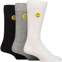 3 Pair SOCKSHOP Embroidered Socks Smiles 7 11
