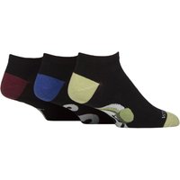 3 Pair SOCKSHOP Novelty Cotton Trainer Socks Skull Snake Dagger 7 11