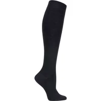 1 Pair Black Plain Bamboo Knee High Socks with Comfort Cuff and Smooth Toe Seams Kids Unisex 12.5-3.5 Kids (8-12 Years) - SOCKSHOP