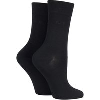 2 Pair Plain Bamboo Fibre Socks 4 8