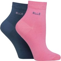 2 Pair Bamboo Anklet Socks Seafarer 4 8