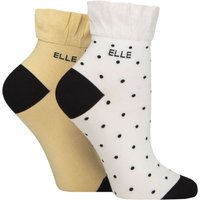 2 Pair Bamboo Anklet Socks Daisy Dream Spot 4 8