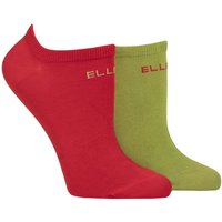 2 Pair Plain Patterned Striped Bamboo No Show Socks Coastal Joy Plain 4 8