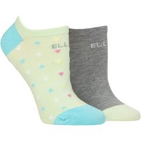 2 Pair Plain Patterned Striped Bamboo No Show Socks Keylime Pie Patterned 4 8