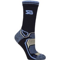 1 Pair BlueGuard Oakvale Cotton Aerobic Hiking Socks Navy Blue 4 8