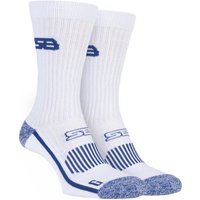 2 Pair BlueGuard Sports Crew Socks 6 8.5