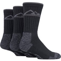 3 Pair Grey Luxury Boot Socks 6 11