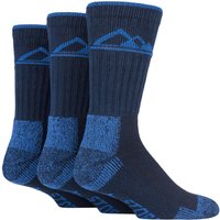 3 Pair Navy Blue Luxury Boot Socks 6 11